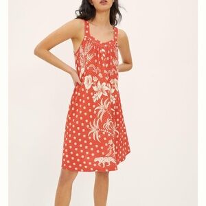FARM RIO X ANTHROPOLOGIE EXCLUSIVE PALM TREE SUMMER DRESS XL